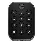 Yale Pro 2 Key Free Pushbutton Keypad Lock with Bluetooth, No Smart Module, Black Suede